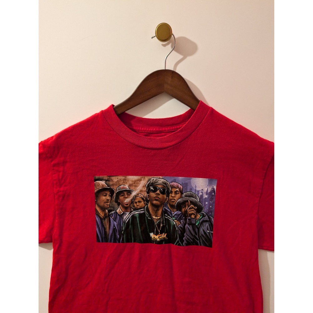 DGK Graphic Tee Mens Medium Red Excellent Skateboard Streetwear Hip Hop Shirt